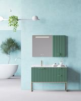 涟漪荡漾，寓意悠远| 汇达时尚轻奢浴室柜，点亮您的卫浴空间