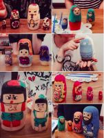 2021年7月新知文化套娃手工活动回顾