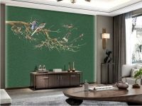 刺绣墙布花样多，其中的寓意你都知道吗？