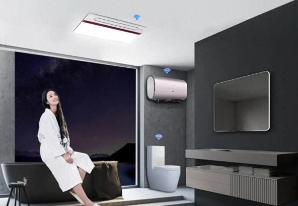 浴室空气差?海尔健康浴霸:首创双离子净化更干净