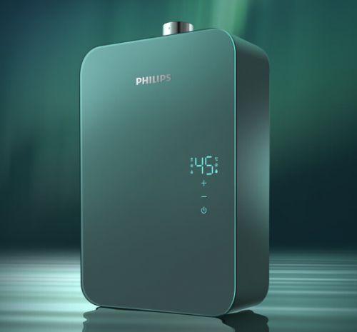 飞利浦热水器又出新品，下置风机+水伺服，全家可同时用热水
