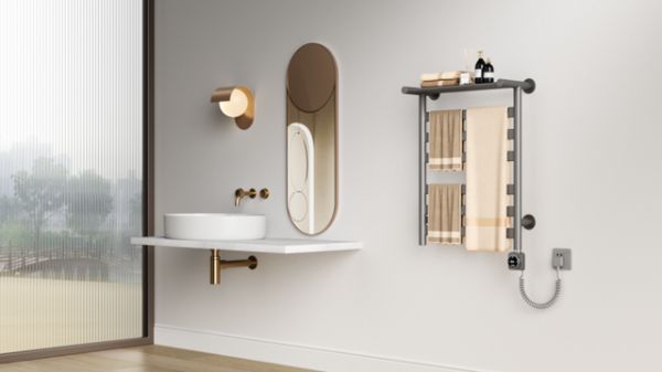 从功能到舒适,艾芬达电热毛巾架焕新空间活力!