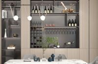 好物驾到丨领尚湖光系列餐边柜，优雅线条勾勒品质生活