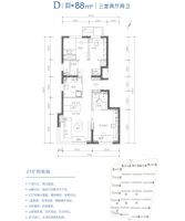 捍卫刚需！小户型拒绝“边角料”！85平三居也可以做到南北通透大面宽