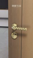 顶固晶灿系列纯铜门锁丨颜值与品质的双重保障