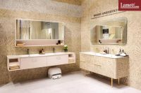 Lamett乐迈石晶·卫浴空间亮相2025厨卫展 引领绿色智造新风尚