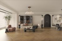 家柏晶石晶系列人字拼地板：把森林搬进家，静赏岁月美好