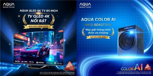 白电TOP1！海尔智家旗下AQUA越南获两项权威大奖