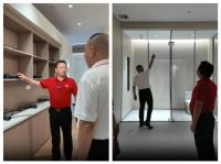 热烈欢迎中国建筑材料流通协会主席李作奇莅临莱博顿总部智造基地