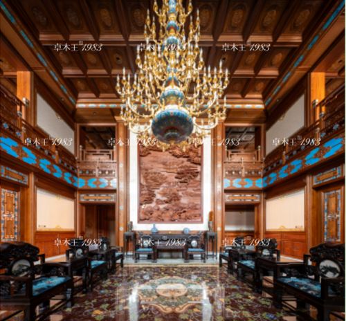 卓木王红木整装案例之中堂