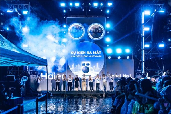 海尔越南发布三筒洗衣机填补当地空白
