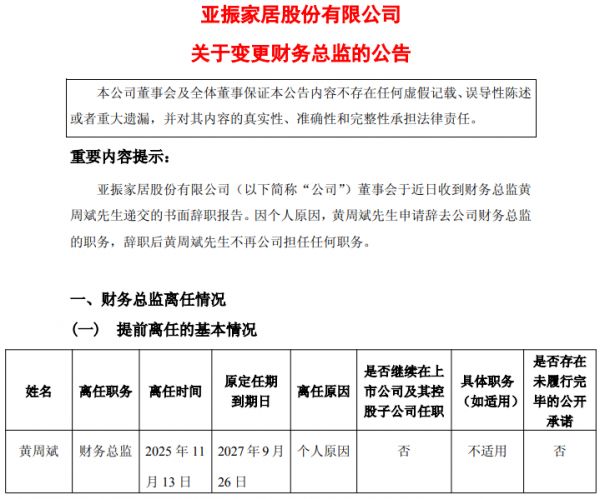 尚品宅配、亚振家居、三棵树等多家上市家居企业管理层发生人事变动