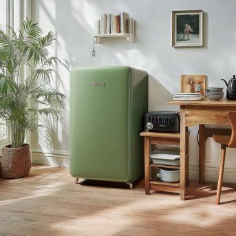 《许我耀眼》同款生活美学,小吉复古小冰箱,打造精致生活的点睛之笔