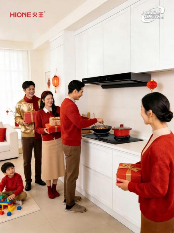 春节焕新厨电，优选火王智能烟灶套餐！