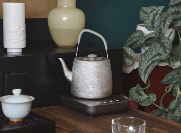 高端新年礼!鸣盏纯钛提梁烧水壶 质感满满送贵人