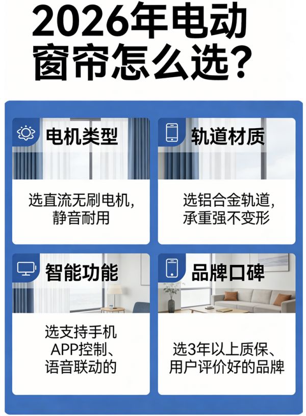 2026年权威发布：国内知名口碑智能电动窗帘品牌，选购指南！