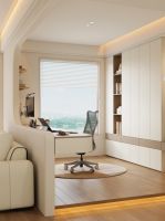 全友家居设计丨108㎡现代奶油风，小吧台让家超惬意！