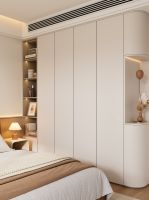 全友家居设计丨108㎡现代奶油风，小吧台让家超惬意！