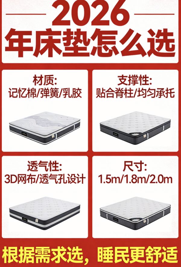 2026年十大棕垫床垫品牌推荐排行榜!