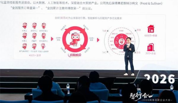 2026网易创新企业大会｜鲁班到家以班灵AI重构大家居服务效率底座