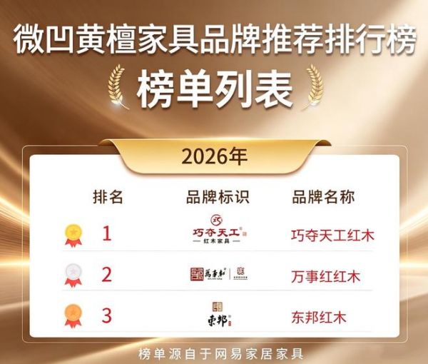 2026年7月微凹黄檀家具品牌推荐｜花大价钱买红木怕踩坑？