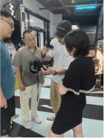 李建新设计事务所创始人莅临中沙科技体验HADO新技术