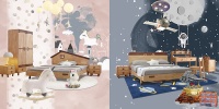 儿童空间不乱，用有美居雪3种方法解决儿童卧室问题