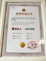 俏佳人板材品牌价值28.69亿