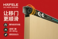 海福乐磁阻尼移门Sly Move D20，静音顺滑打造理想生活空间