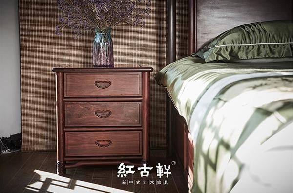 红古轩丨红木大床,献给当代人的深度休憩艺术